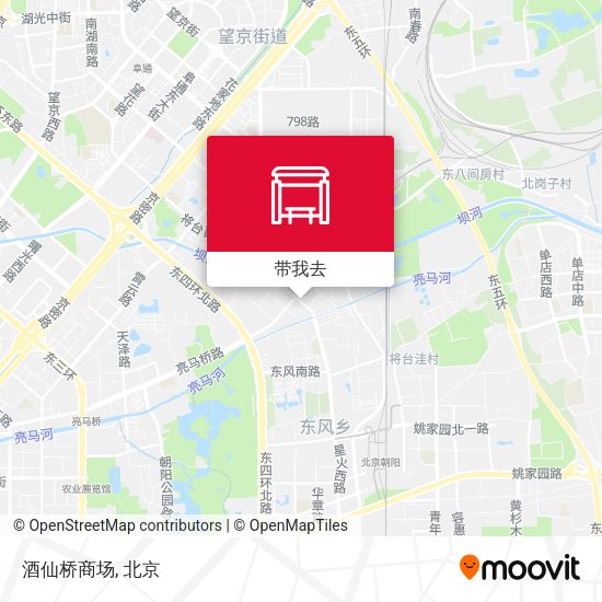 酒仙桥商场地图