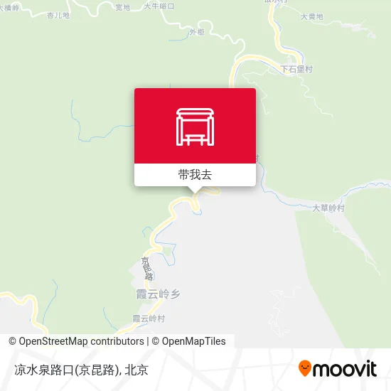凉水泉路口(京昆路)地图