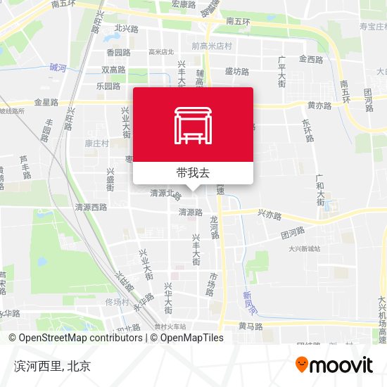 滨河西里地图