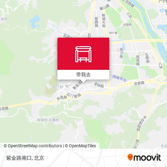 紫金路南口地图