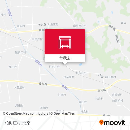 柏树庄村地图