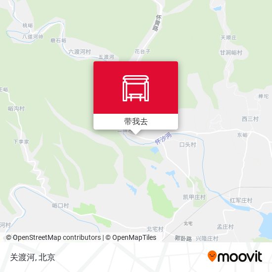 关渡河地图