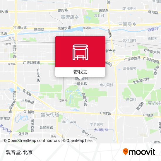 观音堂地图