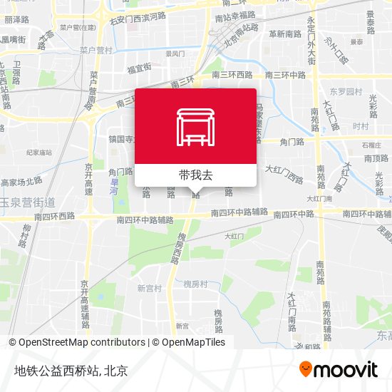 地铁公益西桥站地图