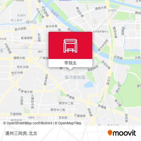 通州三间房地图