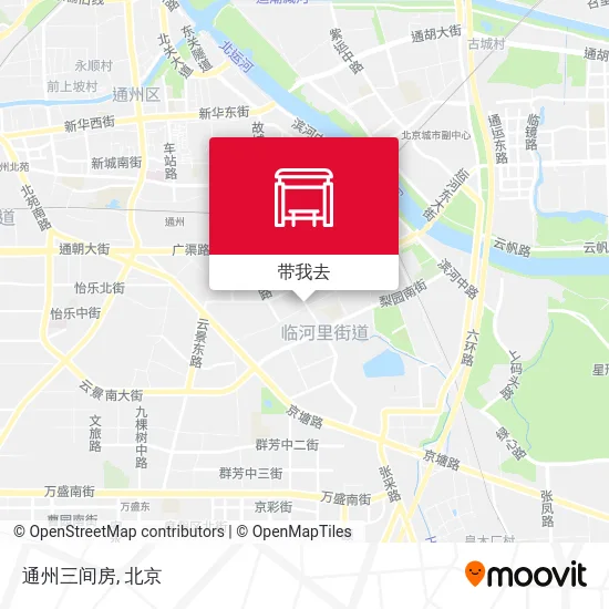 通州三间房地图