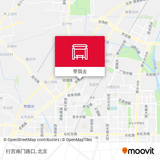 行宫南门路口地图