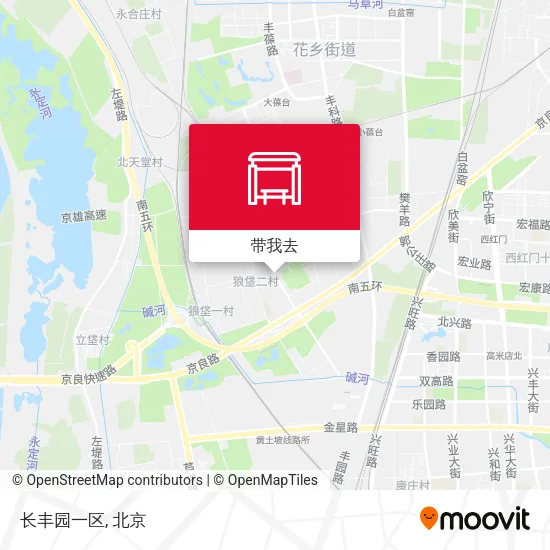 长丰园一区地图