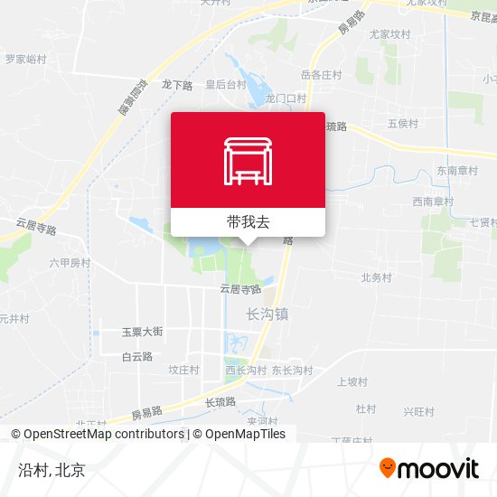 沿村地图