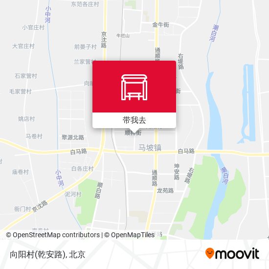 向阳村(乾安路)地图