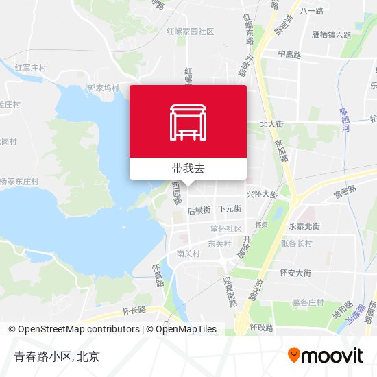 青春路小区地图