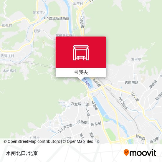 水闸北口地图