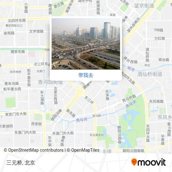 三元桥地图