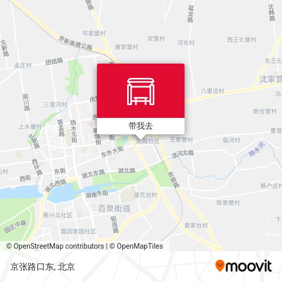 京张路口东地图