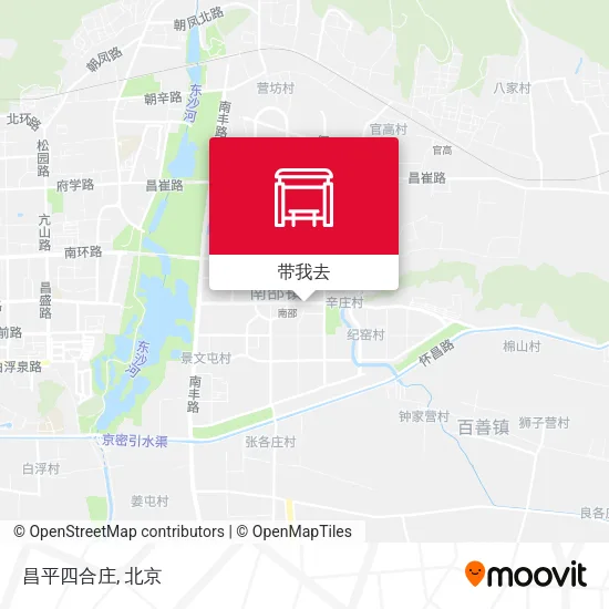 昌平四合庄地图