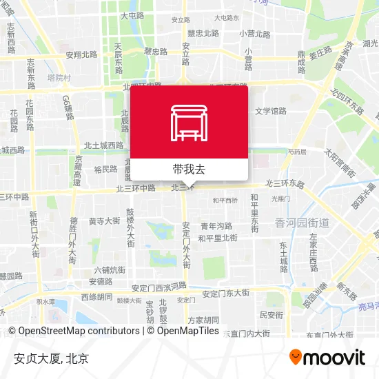 安贞大厦地图
