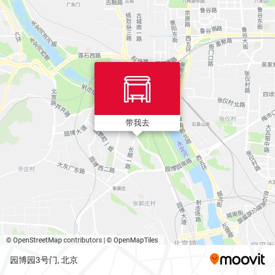 园博园3号门地图