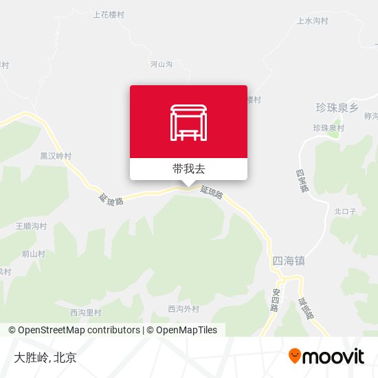 大胜岭地图