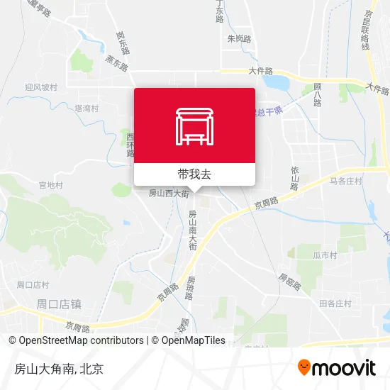房山大角南地图