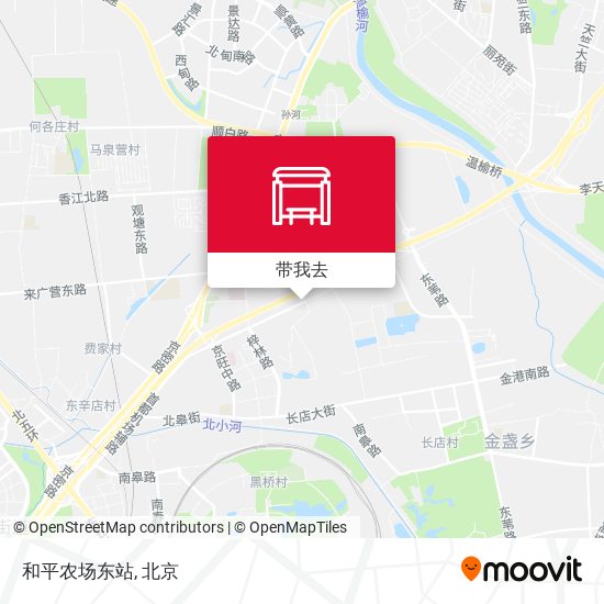 和平农场东站地图