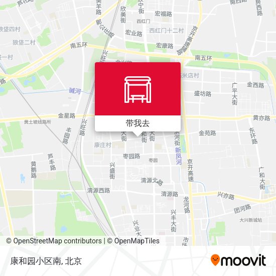 康和园小区南地图
