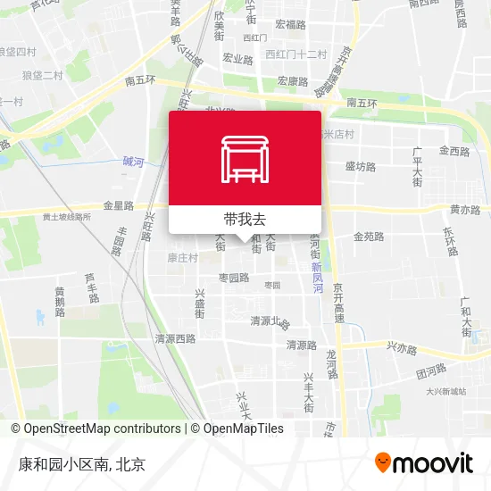 康和园小区南地图
