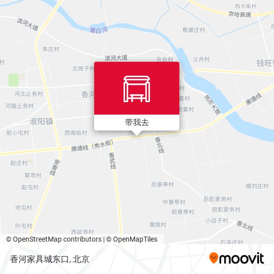 香河家具城东口地图