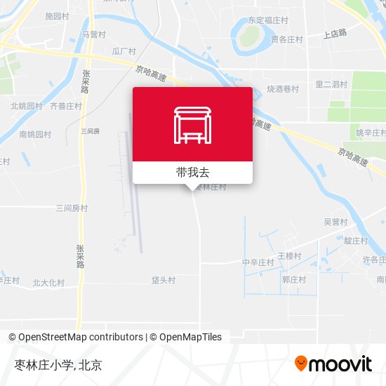 枣林庄小学地图