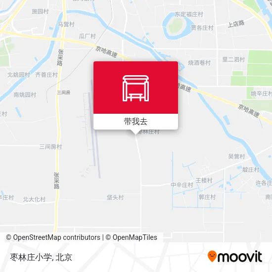 枣林庄小学地图