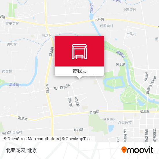 北亚花园地图