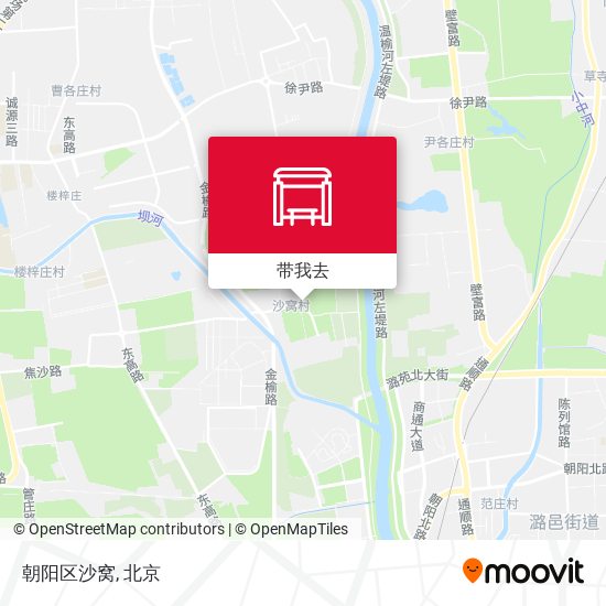 朝阳区沙窝地图