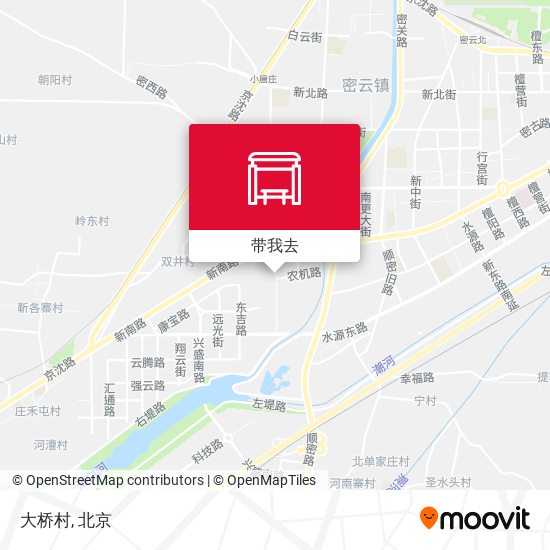 大桥村地图