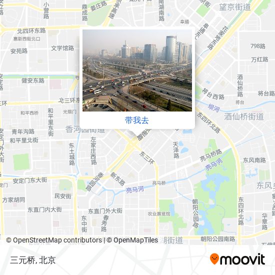 三元桥地图