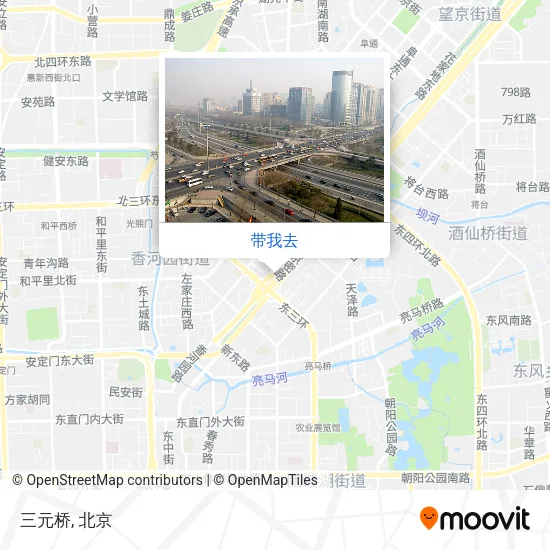 三元桥地图