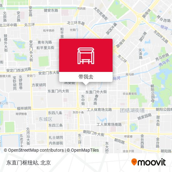 东直门枢纽站地图