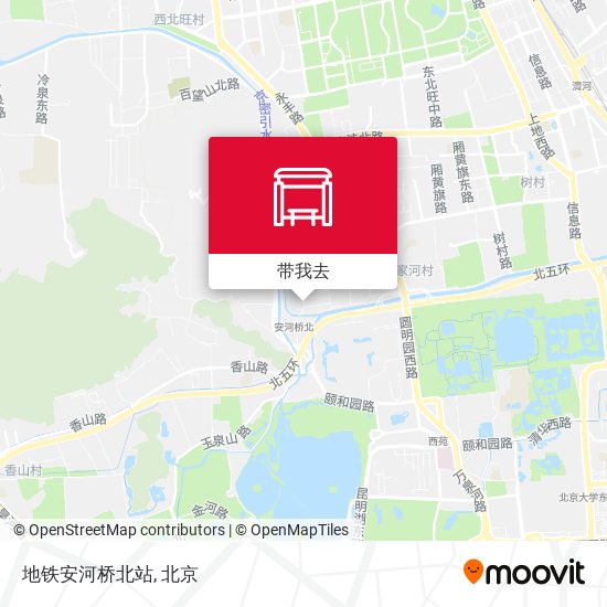 地铁安河桥北站地图