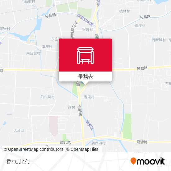 香屯地图
