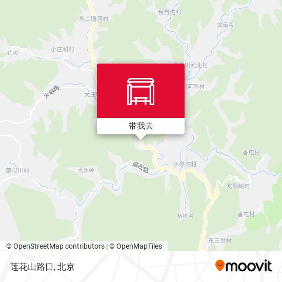 莲花山路口地图
