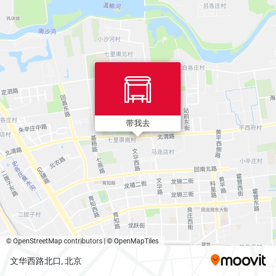 文华西路北口地图