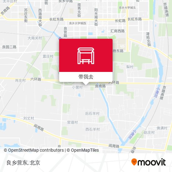 良乡营东地图