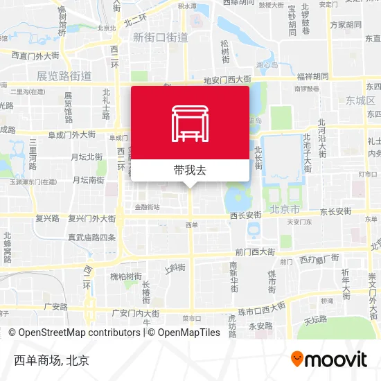 西单商场地图