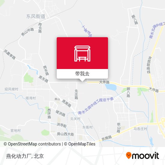 燕化动力厂地图