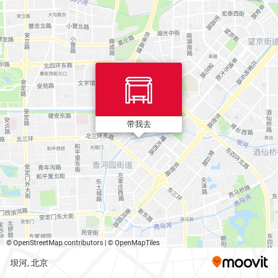 坝河地图