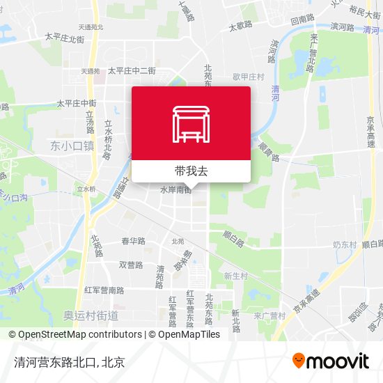 清河营东路北口地图