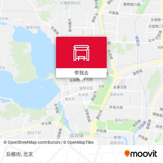 后横街地图