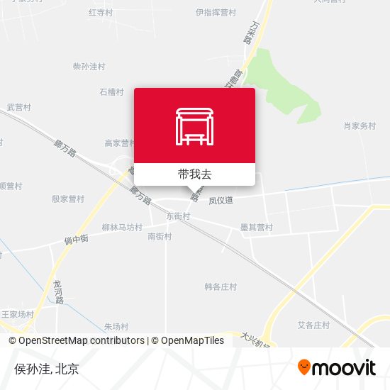 侯孙洼地图