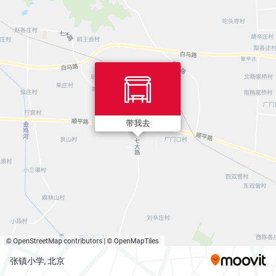 张镇小学地图