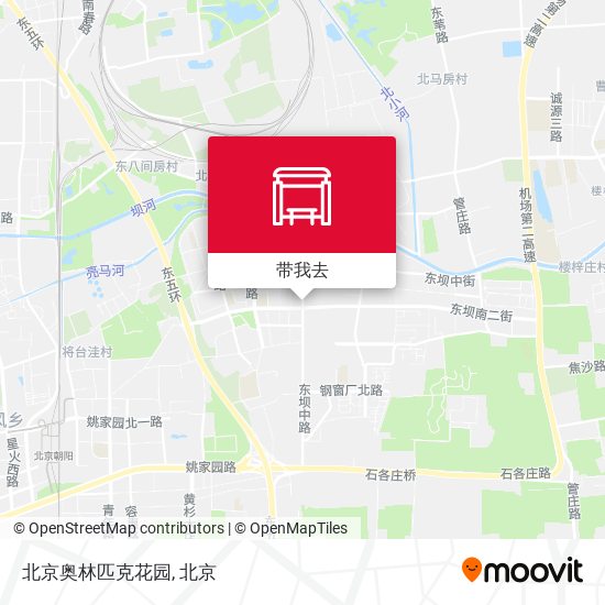 北京奥林匹克花园地图