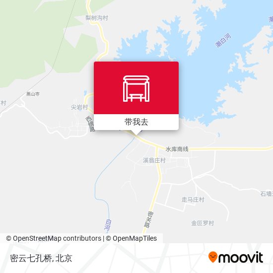 密云七孔桥地图
