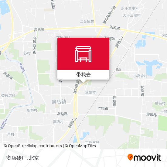 窦店砖厂地图